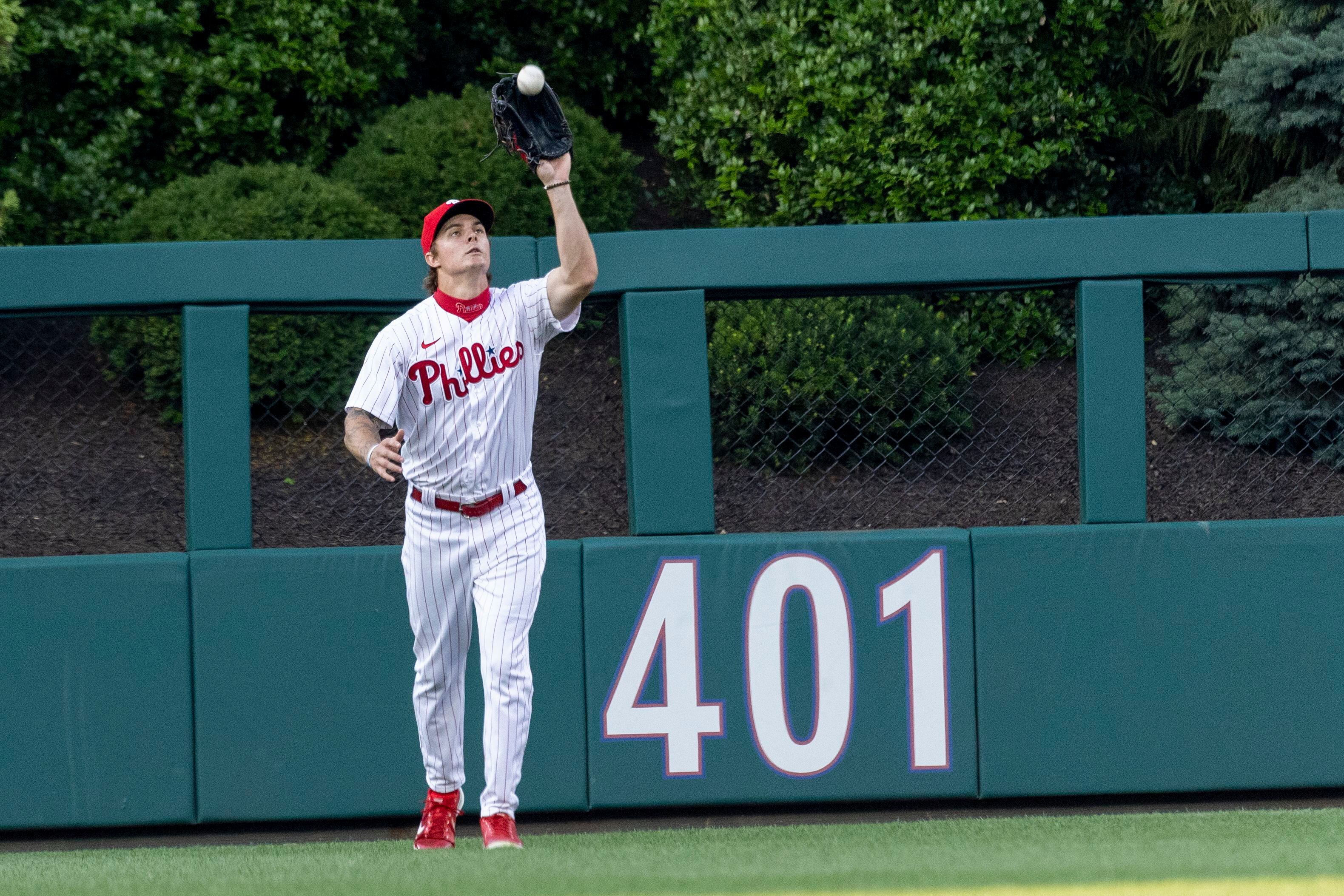 How outfielder Matt Vierling wound up starting at first base for the  Phillies